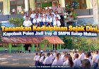 Tanamkan-Kedisiplinan-Sejak-Dini,-Kapolsek-Polen-Jadi-Irup-di-SMPN-Satap-Muken