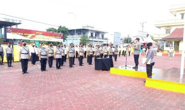 Kapolres-TTS-Pimpin-Sertijab-Kabag,-Kasat--Dan-Kapolsek---Jajaran-Polres-TTS