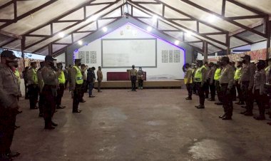 Jelang-Patroli-Malam,-Polres-TTS-Gelar-Apel-Pengecekan-Personil
