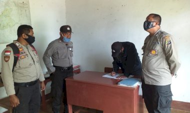 Kunjungan--ke-Pol-Sub-Sektor-Molteng-oleh-Kapolsek-Siso