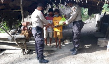 Polres-TTS-Gelar--Baksos,-Untuk-Warga-Yang-Terdampak-Covid-19