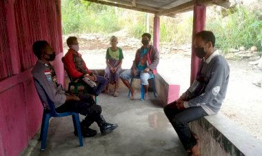 Bhabinkamtibmas-Polsek-Amanatun-Selatan,-Gencar-Sambangi-Warga-Kamtibmas-Yang-Kondusif