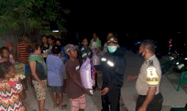 Peduli-Kasih-,- Polsek-Amanauban-Selatan- Salurkan-Sembako-dari-Kapolda-NTT-Kepada-Warga -Pubabu-–Besipae