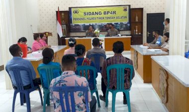 Personil-Polres-TTS-di-Sidang-B4PR