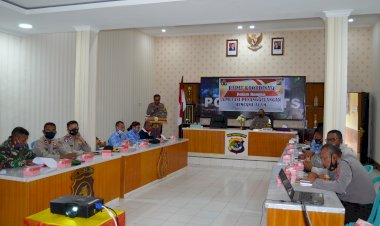 Polres-TTS-Gelar-Rakor-Bersama-Instansi-Terkait- Dalam-Rangka-Simulasi-Penanggulangan-Bencana
