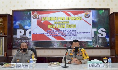 Tingkatkan-kemampuan-Personil-sebelum-Pelaksanaan-Ops-Lilin-Turangga--2020,-Polres- TTS-gelar-Latpra-Ops