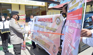 Upaya-Cegah -penyebaran-Covid-19,-Kapolres-TTS-Lounching- SKCK-Keliling-Nekmese-dan- SKCK-At-Home