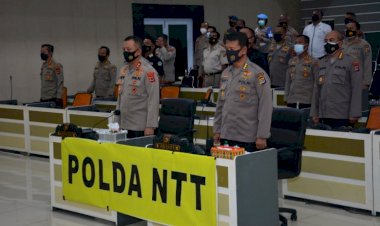 Kapolda-NTT-Hadiri-Launching-Bos-V2-Bersama-Korbinmas-Baharkam-Polri-Secara-Virtual-di-Mapolda-NTT