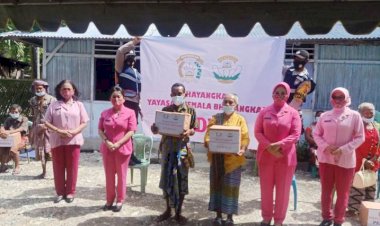 Peduli-kasih,-Bhayangkari- Daerah- NTT- Gelar-Bansos