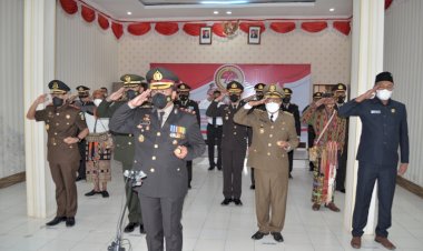 Peringati-Hari-Bhayangkara-ke--75- tahun-2021,- Polres-TTS-Mengikuti-Upacara-Secara-Virtual