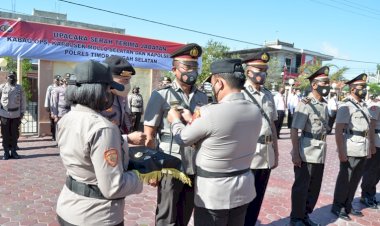 Kapolres-TTS-Pimpin-Sertijab-Kabag-Ops-dan-Kapolsek