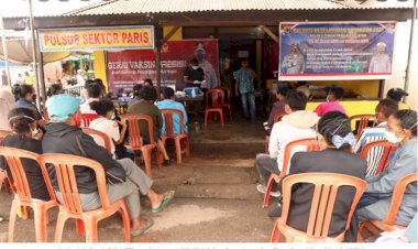 Percepatan -Vaksinasi,-Polres-TTS-Buka-Gerai-Vaksin-Di-Polsub-Sektor-Pasar-Inpres-Soe