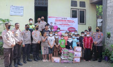 Wujud-Peduli-Sesama,-Polres-TTS-Gelar-Bansos