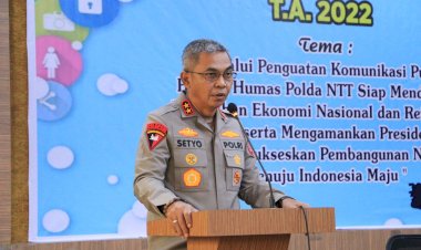 Buka-Rakernis-Bidang-Humas-T.A.-2022,-Kapolda-NTT-Harap-Anggota-Dapat-Mengelola-Media-Dengan-Baik