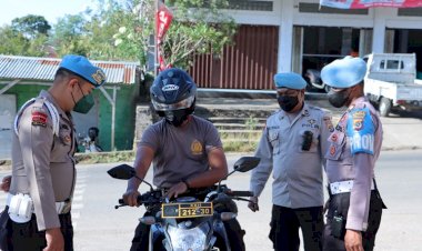 Tinkatkan- Disiplin-Dalam-Berkendara,-Seksi-Propam-Polres-TTS- Razia-Kelengkapan-Ranmor-Personil- Polres-TTS