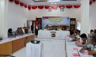Jelang-Nataru,-Polres-TTS-Gandeng-Lintas-Sektoral-Gelar-Rakor-Ops-Lilin -2022