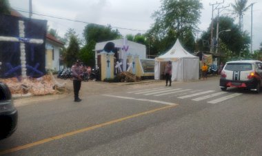 Ops-Semana-Santa-Turangga--2023,-Personil-Polres-TTS-dikerahkan-Pengamanan-Ibadah-Umat-Nasrani