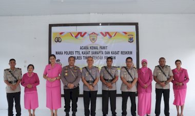 Polres-TTS-gelar-acara-Pamit-kenal- Pejabat-Lama-Dan-Pejabat-Baru-Setelah-Sertijab