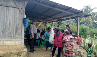 Pantau--Kegiatan-Posyandu,-Bhabinkamtibmas-:-Jauhi-kekerasan-terhadap-anak