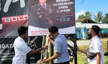 Cegah-TPPO,-Polres-TTS-Pasang-Spanduk-Imbauan
