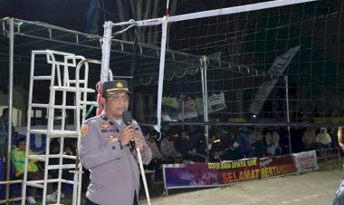 Kapolres-TTS-Pimpin -Lansung- Penutupan-Volly-Efata-Cup-dan-Kapolres-Cup