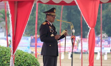 Pimpin-Upacara-Peringatan-Hari-Bhayangkara-ke-77-Tahun-2023,-Kapolda-NTT-Minta-Anggota-Jangan-Sakiti-Hati-Masyarakat.