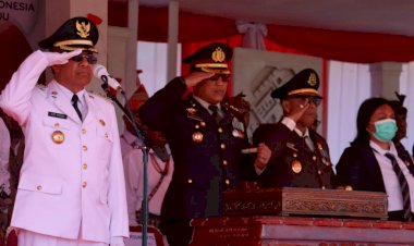 Kapolres-TTS-Hadiri-Upacara-HUT-ke-78-RI-Kabupaten-TTS