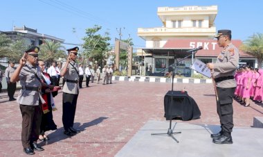 Kapolres-TTS-Pimpin-Pelantikan-Kapolsek-dan-Kasat