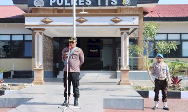 Pimpin-Apel-Jam-Pimpinan,-Kapolres-TTS:- Netral-Dalam-Pemilu-2024