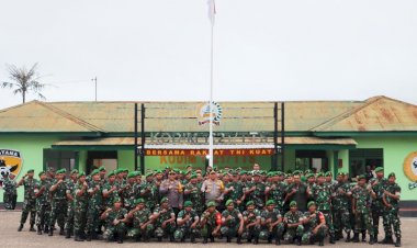 Mempererat-Sinergi-Antara-TNI-dan-Polri-,-Kapolda-NTT-Kunjungan-ke- Kodim-1621/TTS