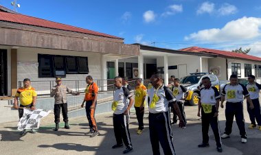 Tes-Kesjas-Berkala,-Polres-TTS--Tingkatkan-Ketahanan-Fisik-Personil