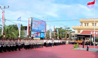 Puncak-Perayaan-Hari-Bhayangkara-Ke-78,-Polres-TTS-Melaksanakan-Upacara