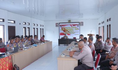 Pimpin-Lat-Pra-Ops-Lilin-Turangga-2024,-Kapolres-TTS-:-Berikan- Rasa -Aman -dan  Senyaman-Mungkin-Bagi-Warga-yang-Akan -Merayakan-Nataru