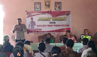 Moment-Jumat-Curhat-Bersama-Kapolres-TTS,-Masyarakat-Desa-Tubuhue-Sampaikan-Usul,-Saran-dan-Pertanyaan