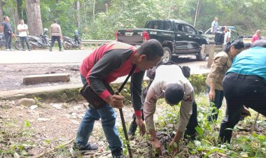 Lestarikan-Alam,-Polres-TTS-Bersama-KPH-Hijaukan-Kawasan-Hutan-Mutis-Tima