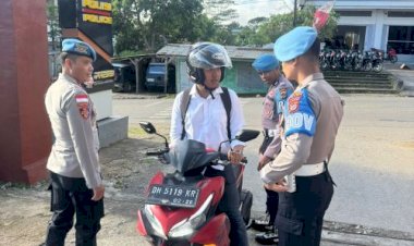 Dukung-Ops-Keselamatan,-Propam-Polres-TTS-Gelar-Penegakan-Ketertiban-dan-Disiplin-Kendaraan-Personel