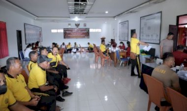 Pastikan-Kondisi-Tubuh-Personel-Tetap-Prima,-Polres-TTS-Gelar-Pemeriksaan-Kesehatan-Berkala