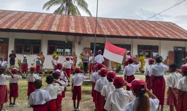 Beri-Pesan-Kamtibmas,-Kanit-Binmas-Polsek-Amanuban-Timur-Hadir-di-SD-Inpres-Finono-Sebagai-Irup