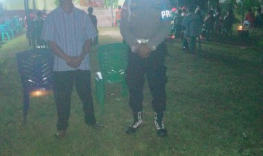 Polsek-Amanuban-Selatan-Laksanakan-Pengamanan-Pada-Misa-Sabtu-Haleluyah-di-Sta.-Theresia-Kanak-Kanak-Yesus-Panite