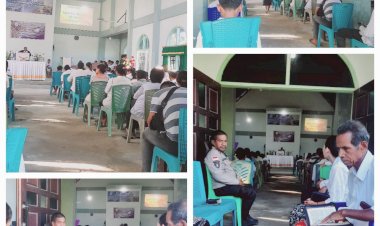 Polsek-Kualin-Laksanakan-Pengamanan-Ibadah-Paskah-di-Gereja-Efata-Taus,-Berjalan-Aman-dan-Penuh-Khidmat