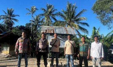 Polsek-Ki'e-Laksanakan-Pengamanan-Ibadah-Paskah-di-GMIT-Ebenhaezer-Hoibeti,-Ciptakan-Rasa-Aman-Saat-Beribadah