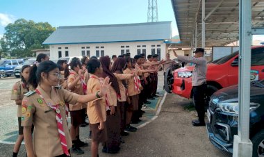 Tanamkan-Disiplin-pada-Generasi-Muda:-Sat-Binmas-Polres-TTS-Laksanakan-Latihan-Saka-Bhayangkara