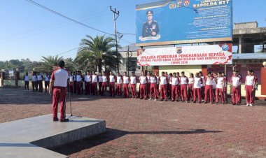 Polres-TTS-Laksanakan-Olahraga-Bersama,-Jaga-Kebugaran-dan-Kekompakan