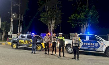 Pantau-Situasi-Kamtibmas,-Personel-Polres-TTS-Patroli-di-Sejumlah-Tempat-Keramaian-Kota-Soe