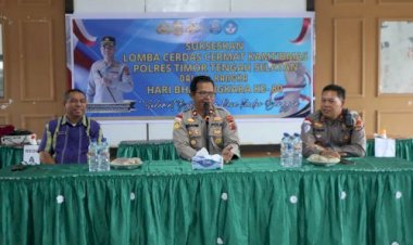 Semarak-Hari-Bhayangkara-ke-80,-Polres-TTS-Gelar-Lomba-Cerdas-Cermat-Kamtibmas-untuk-Tingkat-SMA/SMK