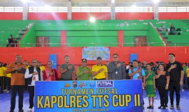 Memeriahkan-Hari-Bhayangkara-ke-80,-Turnamen-Futsal-Kapolres-TTS-Cup-II-2026-Resmi-Dibuka