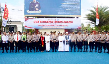 Sambut-Hari-Bhayangkara-ke-80,-Polres-TTS-Gelar-Doa-Bersama-Lintas-Agama-untuk-Kamtibmas-Kondusif