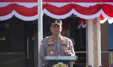 Upacara-Pemberian-Penghargaan-Polres-TTS:-Kapolres-Apresiasi-Kesuksesan-Brigpol-Yushinta-di-Ajang-Nasional