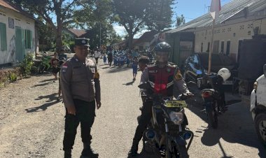 Polsek-Amanuban-Tengah-Pengamanan-Gerak-Jalan-PAUD-dan-TK-Menyambut-HUT-RI-ke-81