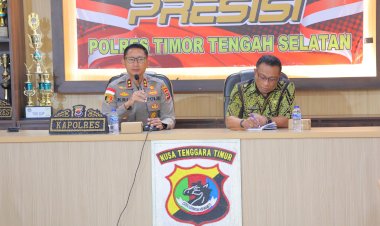 Cegah-Karhutla-dan-Bencana-Alam,-Polres-TTS-dan-Pemkab-Gelar-Rakor-Lintas-Sektor